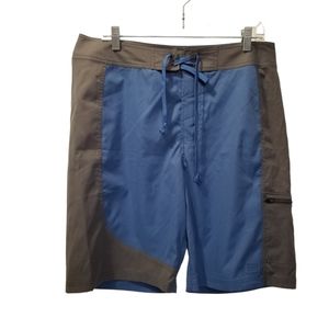 REI Mens Large L Board Shorts Swim‎ Trunks Recreational Equipment Inc Blu…